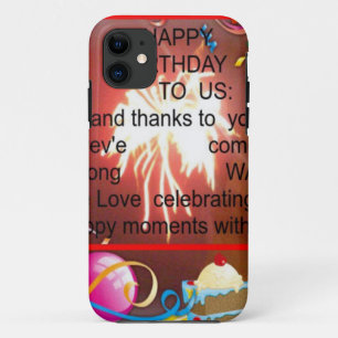 Happy Birthday to Us Art Print Case-Mate iPhone Case