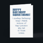 Happy birthday to wife from confessing husband card<br><div class="desc">funny birthday greeting cards, wife to husband birthday greeting cards. Do you, a faithful husband, dare give your lawfully wedded spouse this funny greeting card which confesses something on the outside and suggests that you've been thinking about other women. The message is helped by the fact that you invoke to...</div>