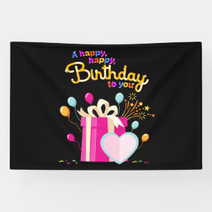 Happy Birthday To You 4x6 Vinyl Banner