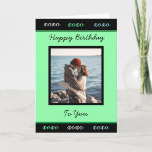 Happy Birthday to you Add Your Photo Card