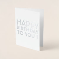 Happy Birthday To You! Blank Inside