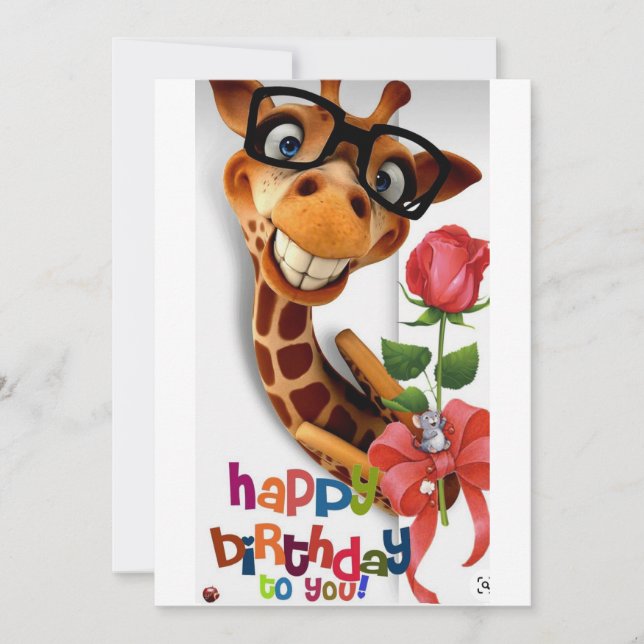 Happy Birthday to You Card (Front)