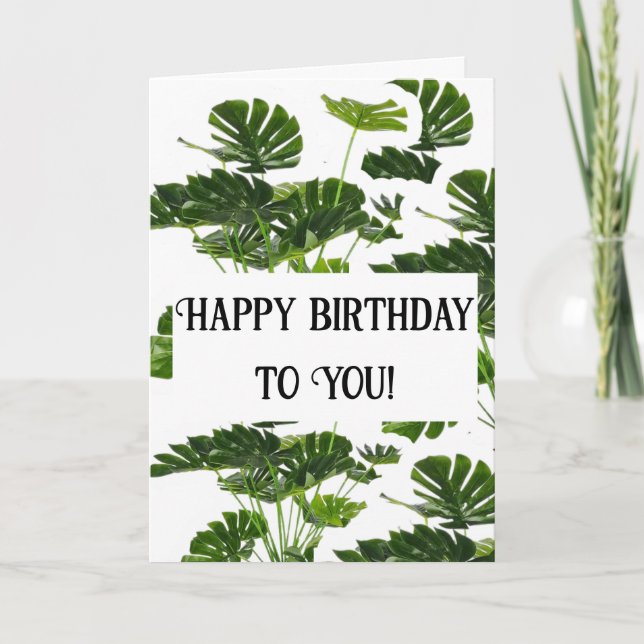 Happy Birthday to You! Card (Front)