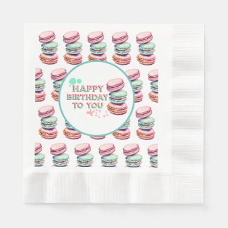 Happy Birthday To You | Macaron Napkin