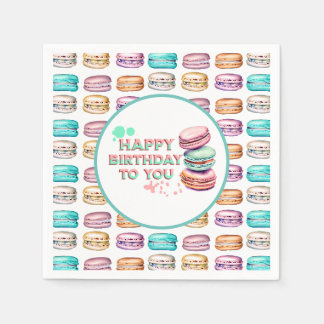 Happy Birthday To You | Macaron Napkin