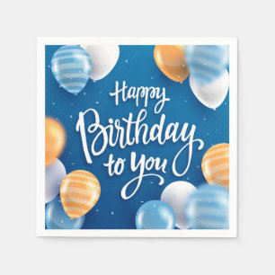 Happy Birthday to You Napkin