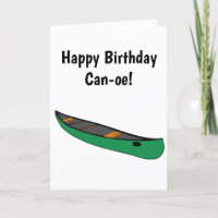 Happy Birthday To You Paddling Canoe Birthday