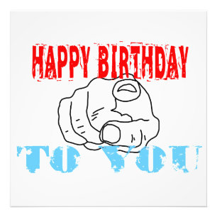 Happy Birthday To You Photo Print