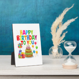 Happy Birthday to You Plaque