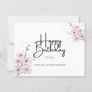 Happy birthday to you  postcard
