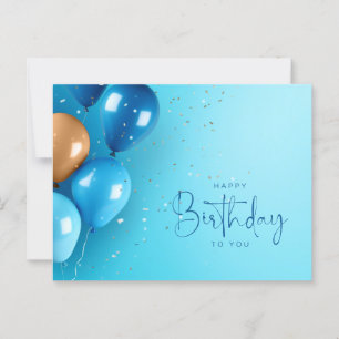 Happy birthday to you postcard