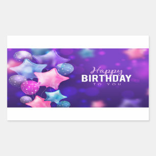Happy Birthday to You Rectangular Sticker