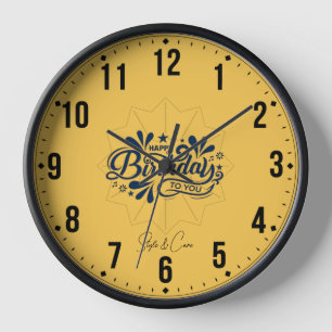 Happy Birthday To You- Royal Stylish Wall Clock