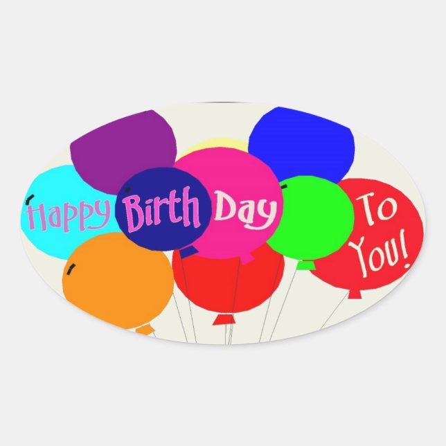 Happy Birthday To You! - Sticker (Front)