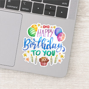 Happy birthday to you sticker 