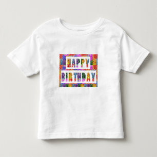 HAPPY BIRTHDAY : Toddler Fine Jersey T-Shirt