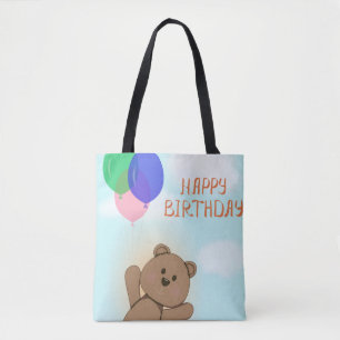 Happy birthday tote bag