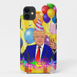 happy birthday trump Case-Mate iPhone case