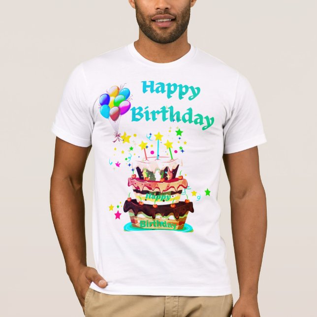 Happy Birthday tshirt  (Front)