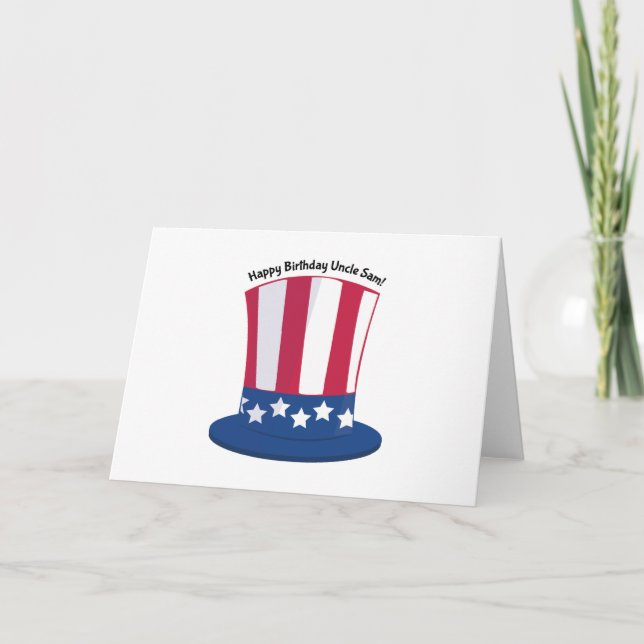 Happy Birthday Uncle Sam! Card (Front)