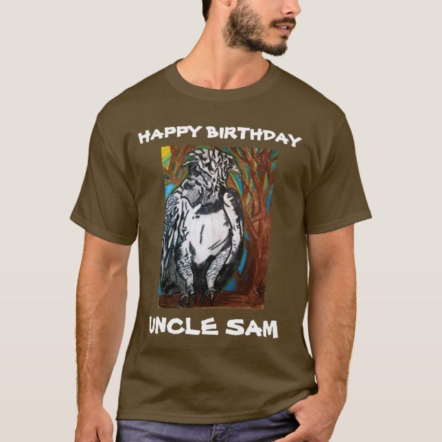 HAPPY BIRTHDAY, UNCLE SAM tee (Front)