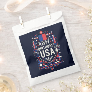 Happy Birthday USA 250 Favour Bags