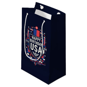 Happy Birthday USA 250 Small Gift Bag