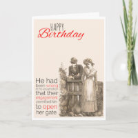 Happy Birthday, Victorian Humour, Innuendo Engaged