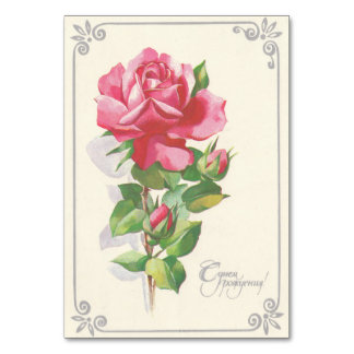 Happy birthday vintage soviet card