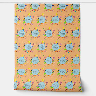 Happy Birthday Wallpaper | custom vinyl Decor