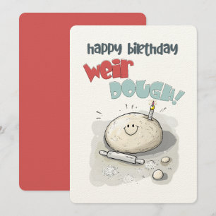 Happy Birthday, Weir-DOUGH! A Hilarious Dough Invitation