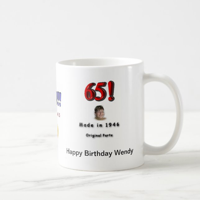 Happy Birthday Wendy Coffee Mug (Right)