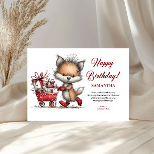 Happy Birthday Whimsical Animals Personalized kids