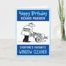 Happy Birthday Window Cleaner