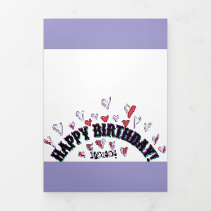 HAPPY BIRTHDAY WISH CARD PIXEL ART