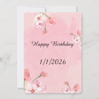 Happy Birthday Wishes Card