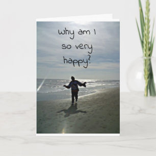 "HAPPY BIRTHDAY" WISHES FROM THE "BEACH" CARD