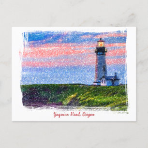 Happy Birthday Wishes Quote Lighthouse Holiday Postcard