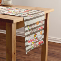Happy Birthday Wishing for a dog Table Runner