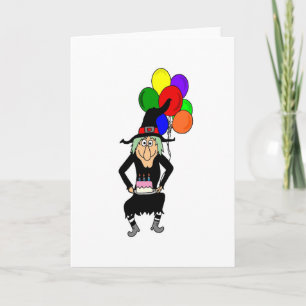 Happy Birthday Witch Greeting Card