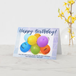 Happy Birthday! With Christian Message Card