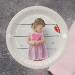 Happy Birthday With Photo<br><div class="desc">Celebrate your special day in style with our customisable "Happy Birthday With Photo" paper plates! These plates are perfect for adding a personal touch to your birthday party. Simply upload your favourite photo, and we'll create a unique and memorable design just for you. Made from high-quality, sturdy paper, these plates...</div>
