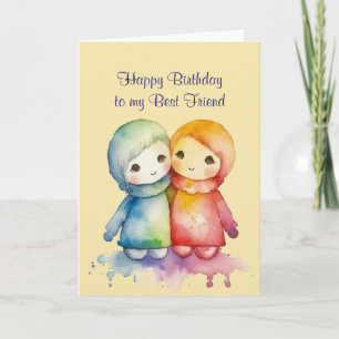 Happy Birthday Wonderful Best Friend Card
