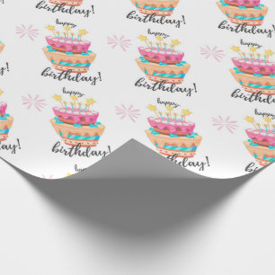 Happy Birthday Wrapping Paper