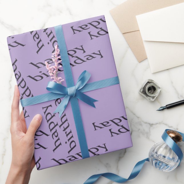 happy birthday wrapping paper (Gifting)