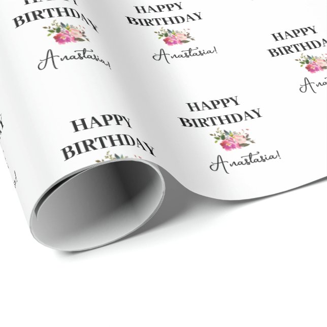 Happy Birthday Wrapping Paper (Roll Corner)