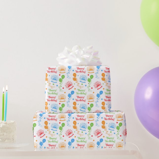 Happy Birthday Wrapping Paper (Party Gifts)