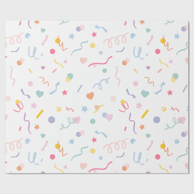 HAPPY BIRTHDAY Wrapping Paper (Flat)
