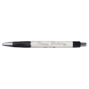 happy birthday yellow maron pastel modern trendy s