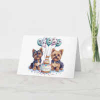 Happy Birthday Yorkie Dog